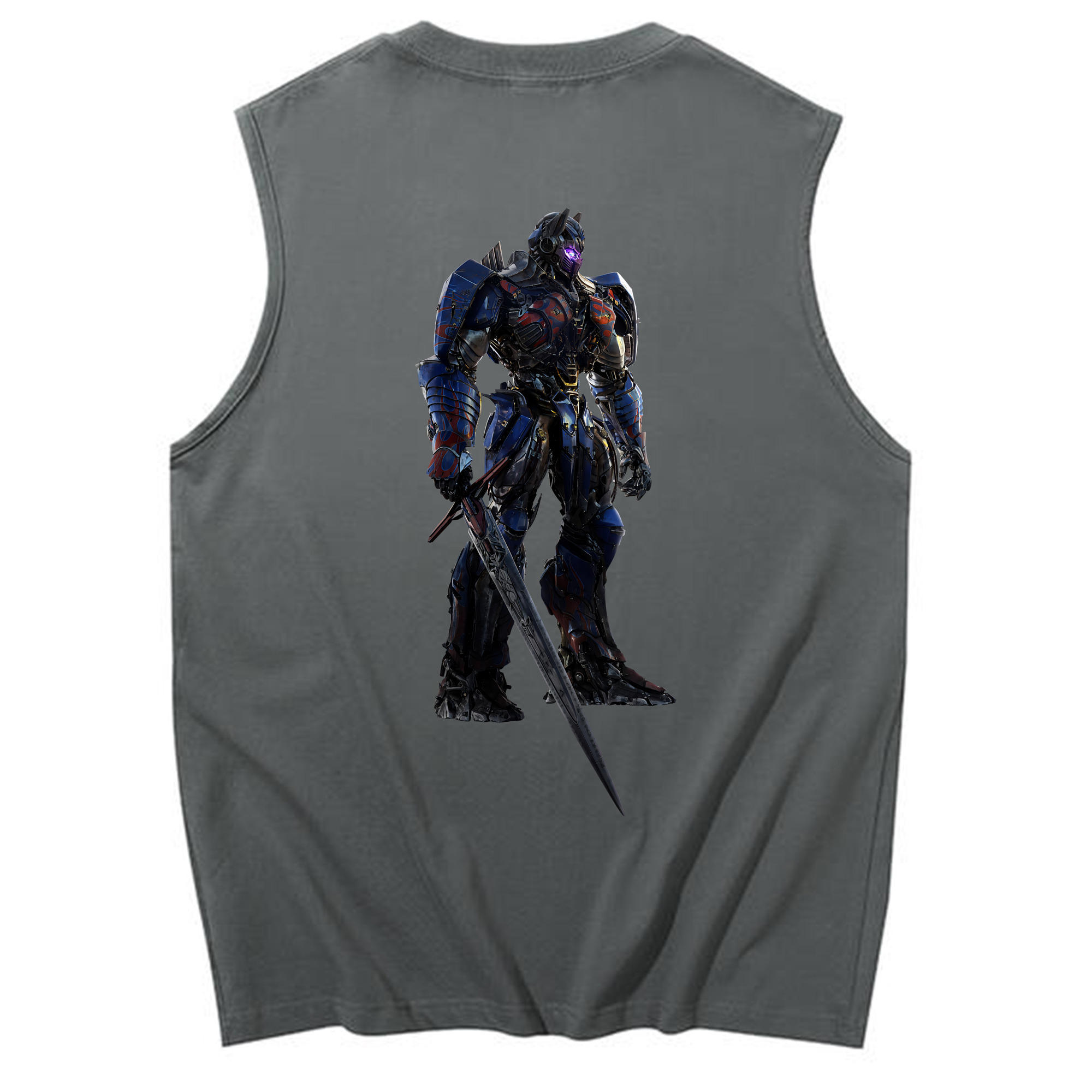 （画像用） Transformers トランスフォーマー コットン100％タンクトップ（背面プリント）